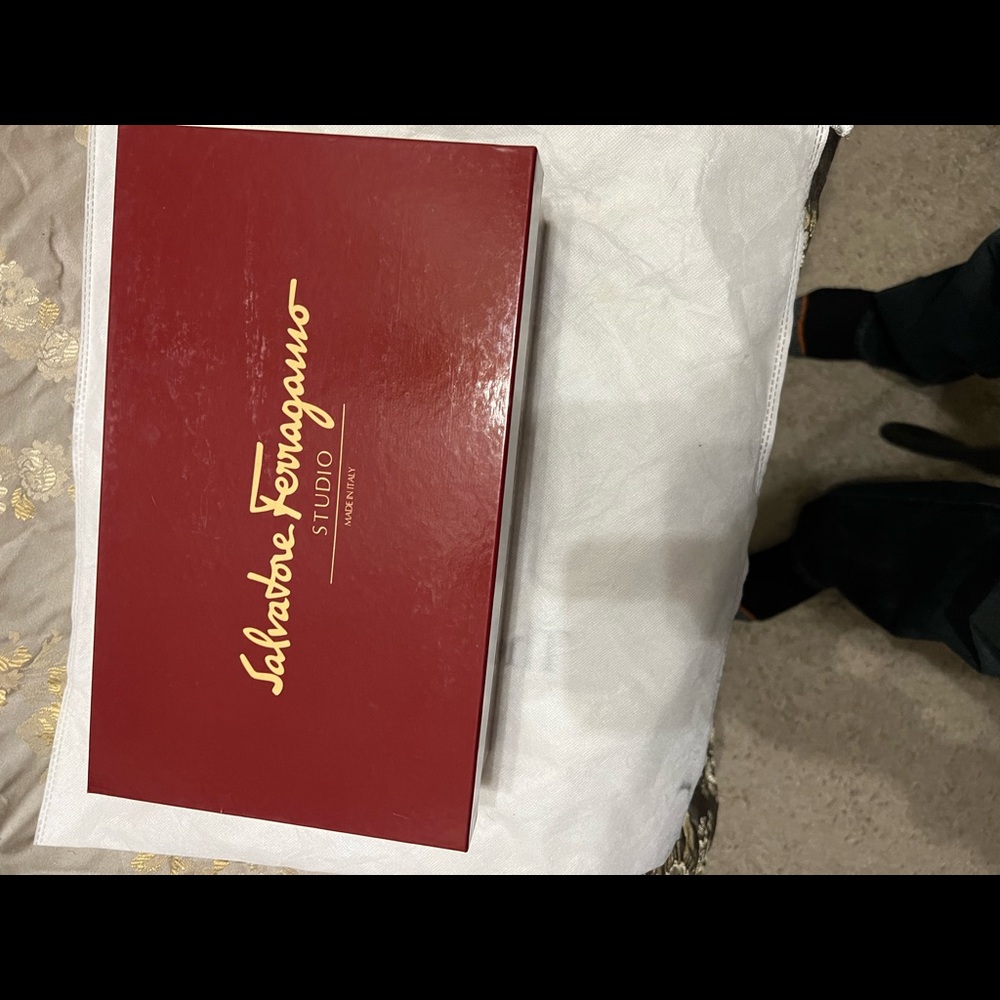 Black Salvatore Ferragamo men shoes